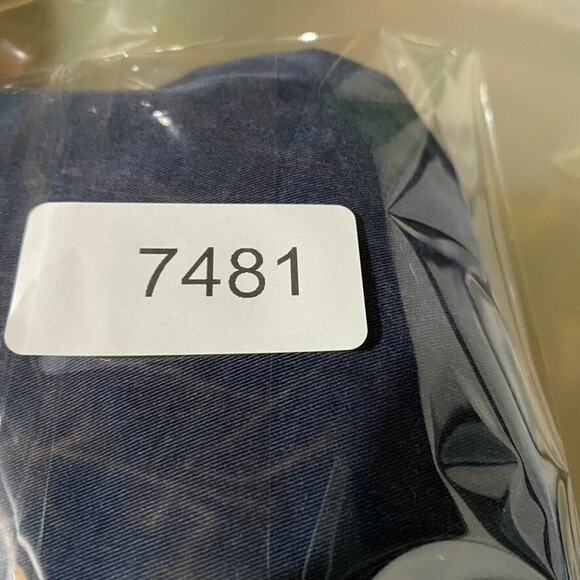 Aero Slim Straight Chino Slacks Pants Men's 33x32 Measured (33x30) Navy - Picture 11 of 11